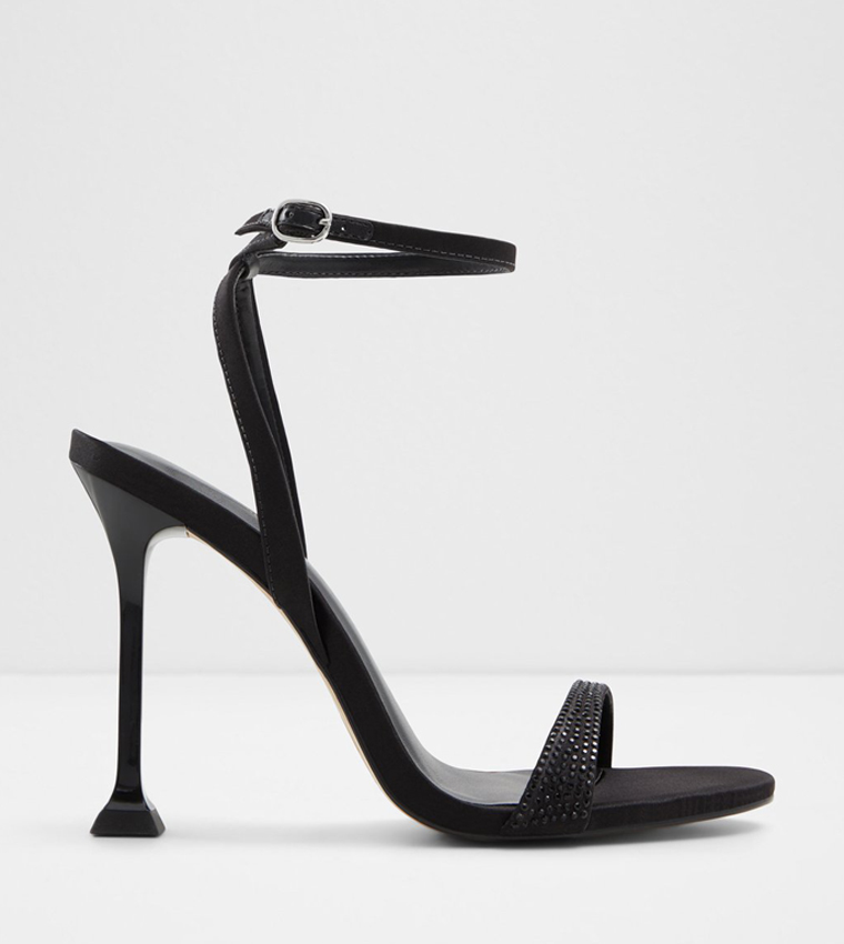 Buy Aldo LYDALA Embellished Ankle Strap Heel Sandals In Black 6thStreet Kuwait