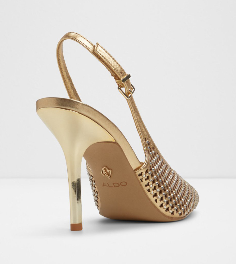 LYSANDRE Laser Cut Slingback Pumps