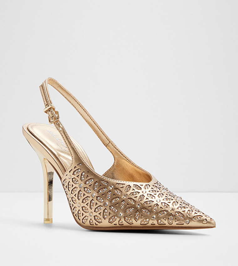 LYSANDRE Cut-Out Detail Slingback Pumps
