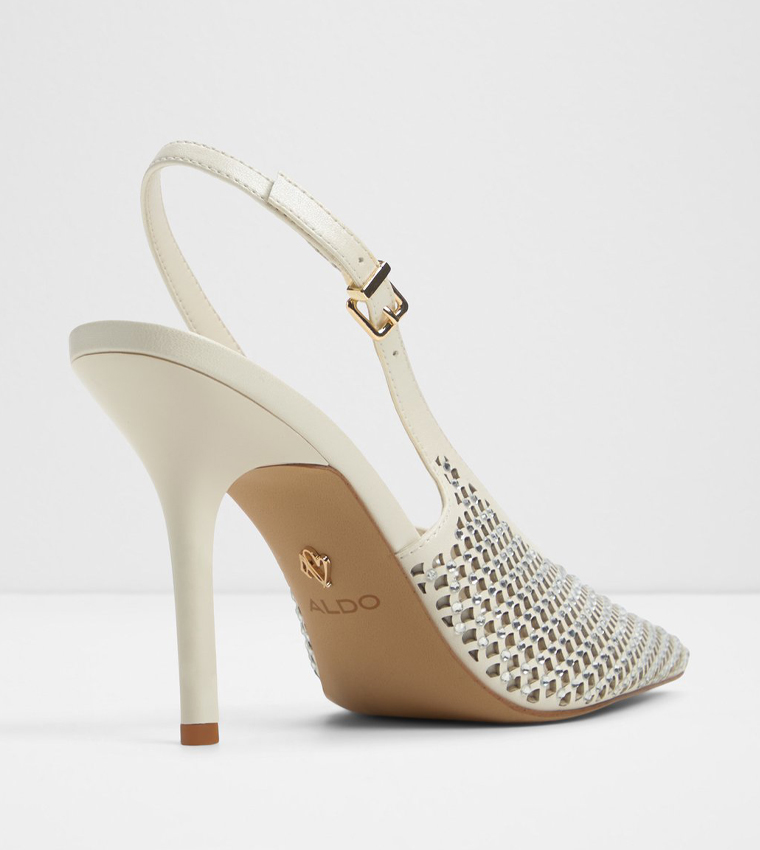 LYSANDRE Laser Cut Slingback Pumps