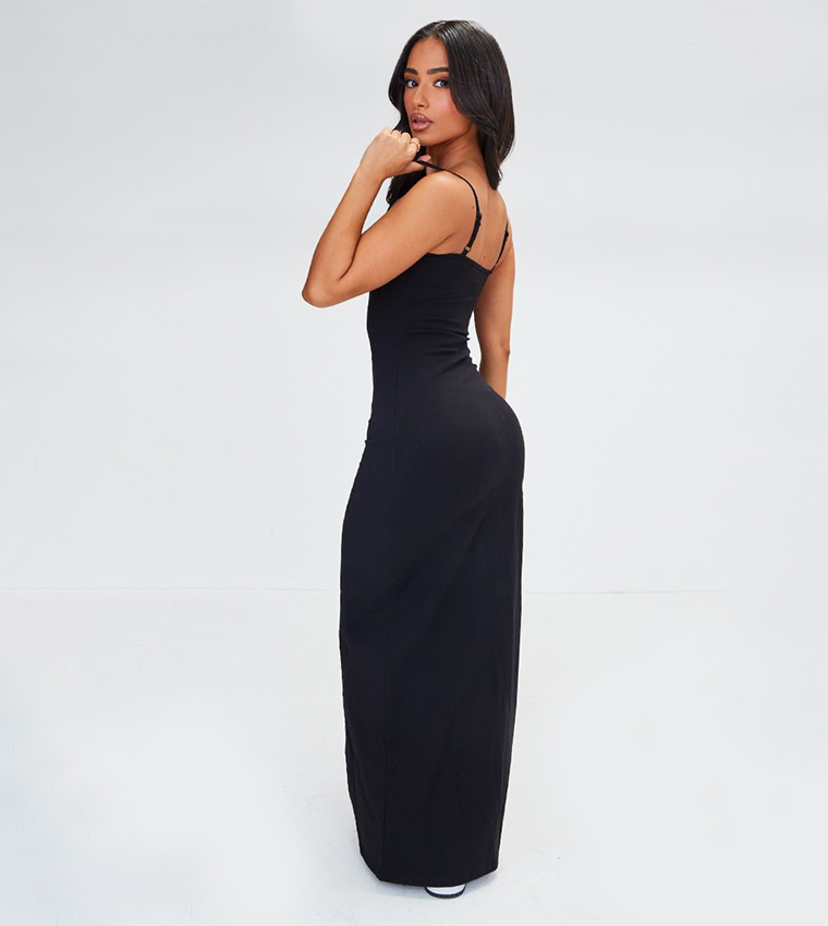 Petite Contour Sculpt Strappy Maxi Dress