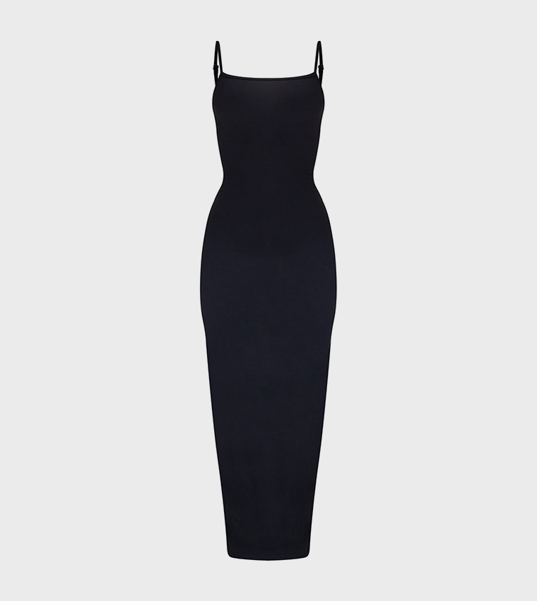 Petite Contour Sculpt Strappy Maxi Dress
