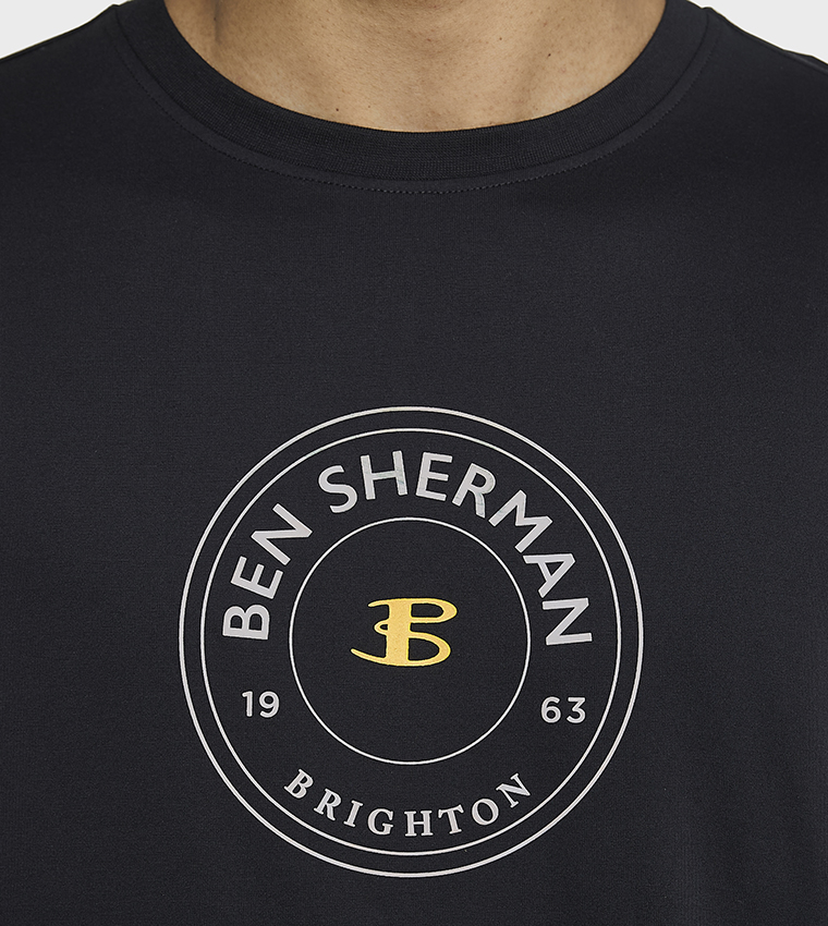 Printed Crew Neck Cotton T-Shirt