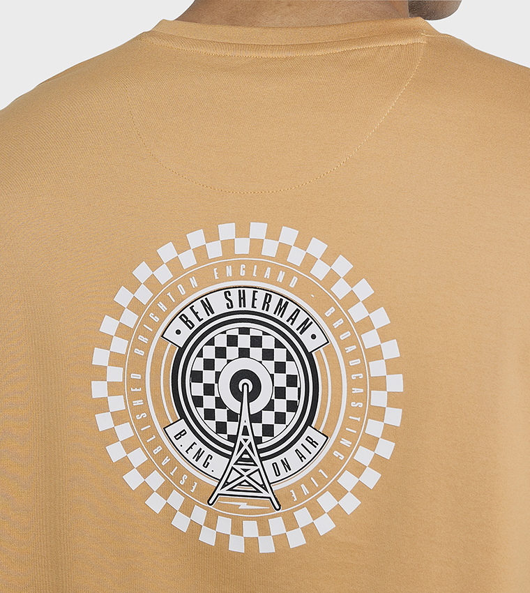 Printed Crew Neck Cotton T-Shirt