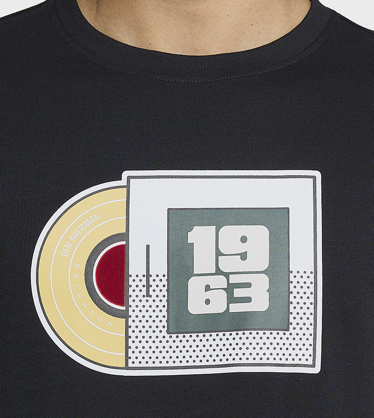 Printed Crew Neck Cotton T-Shirt