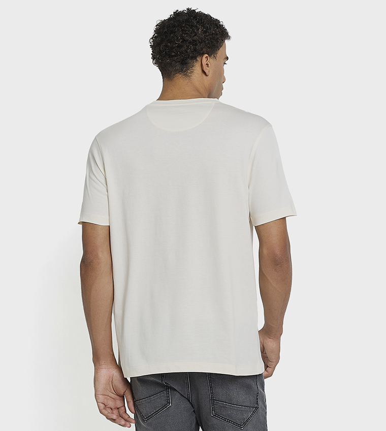 Printed Crew Neck Cotton T-Shirt