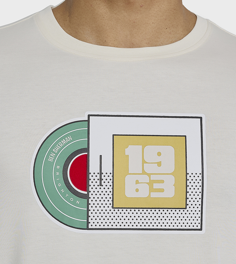 Printed Crew Neck Cotton T-Shirt