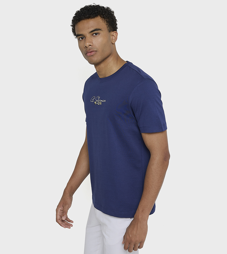 Printed Crew Neck Cotton T-Shirt