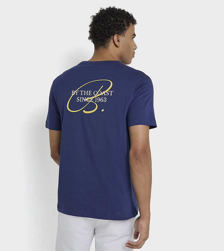 Printed Crew Neck Cotton T-Shirt