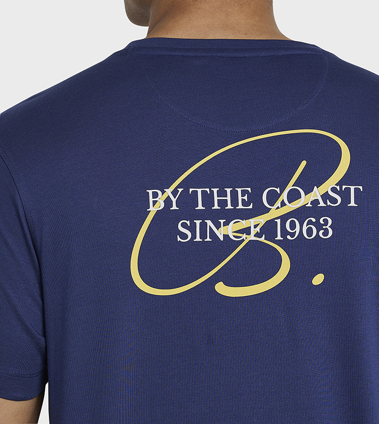 Printed Crew Neck Cotton T-Shirt