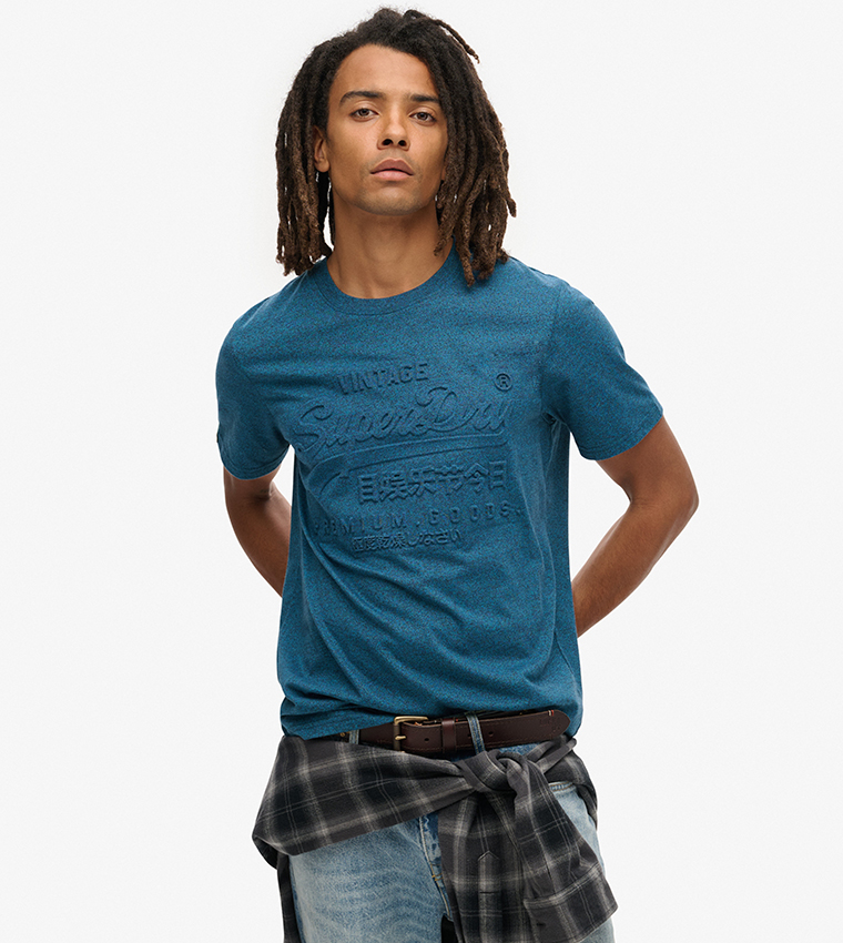 Buy Superdry Embossed Vl Graphic T Shirt In Green 6thStreet UAE