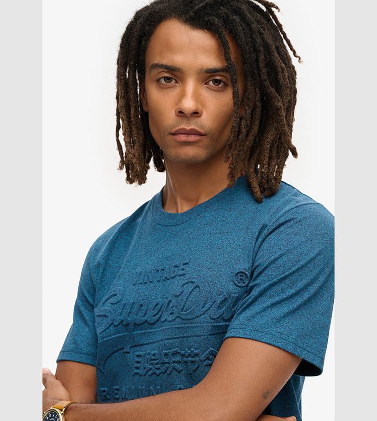 Embossed Vl Graphic T-Shirt