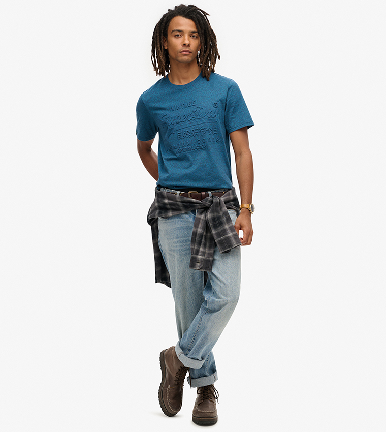 Embossed Vl Graphic T-Shirt