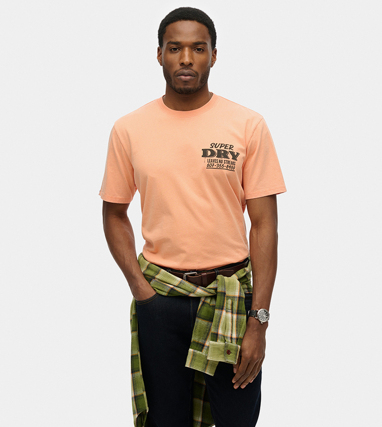 Trade Tools Logo Printed Loose Fit T-Shirt