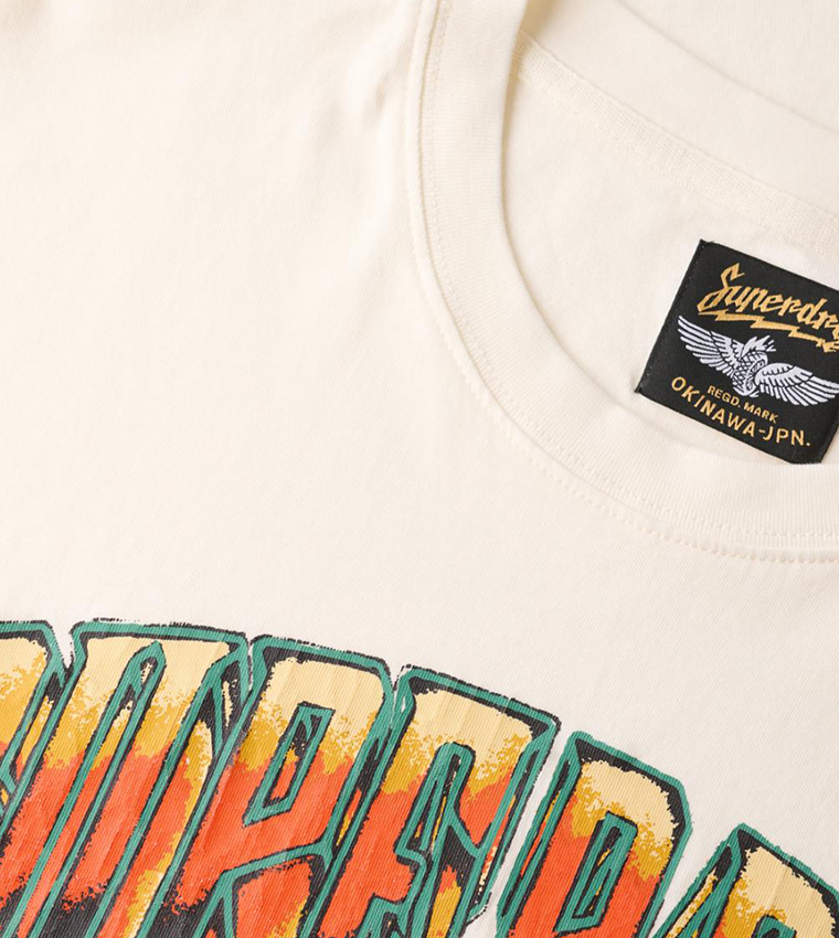 Printed Crew Neck Loose Fit T-Shirt