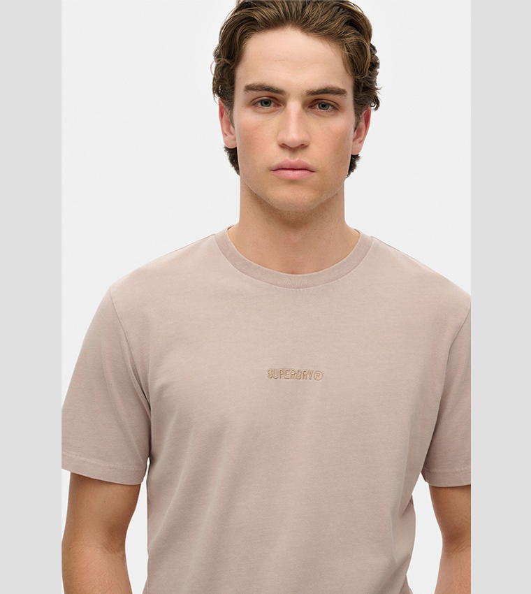 Logo Printed Crew Neck T-Shirt