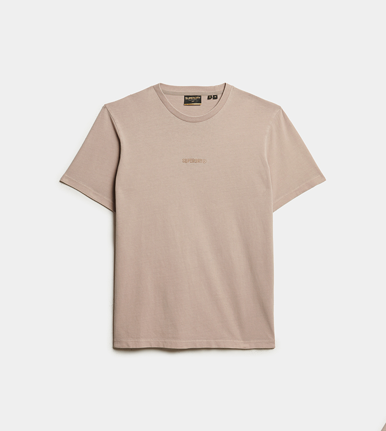 Logo Printed Crew Neck T-Shirt