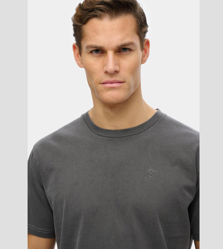 Solid Relaxed Fit T-Shirt