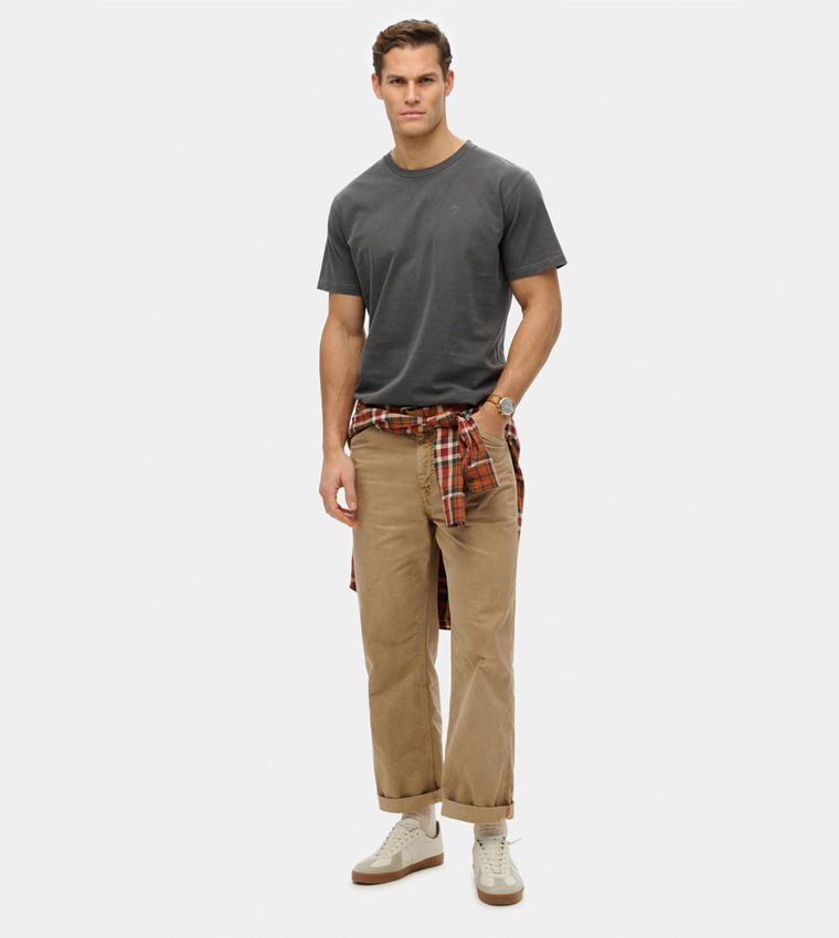 Solid Relaxed Fit T-Shirt