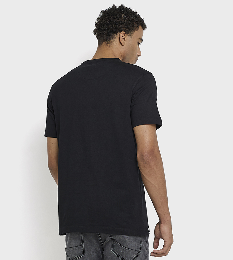 Printed Crew Neck Cotton T-Shirt