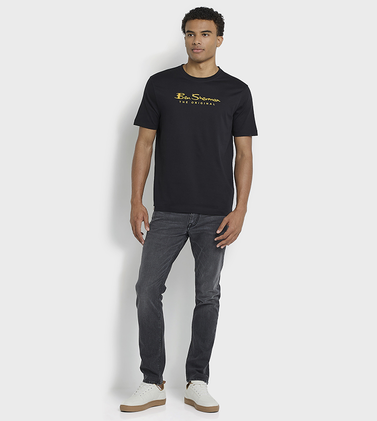 Logo Printed Crew Neck T-Shirt