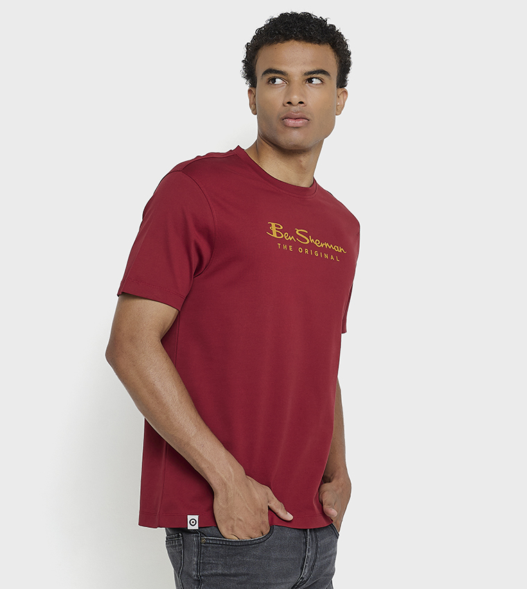 Logo Printed Crew Neck T-Shirt