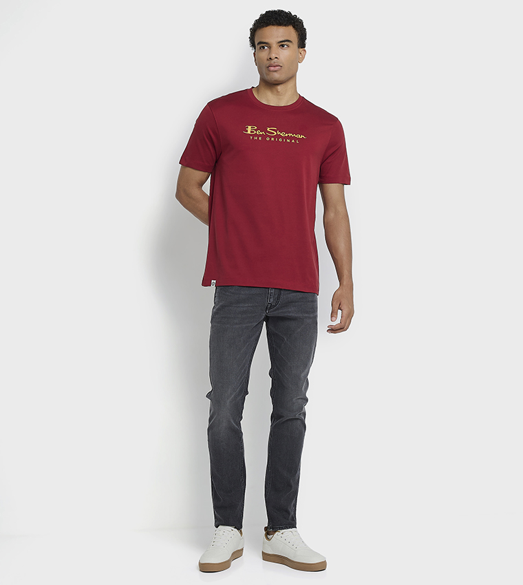 Logo Printed Crew Neck T-Shirt