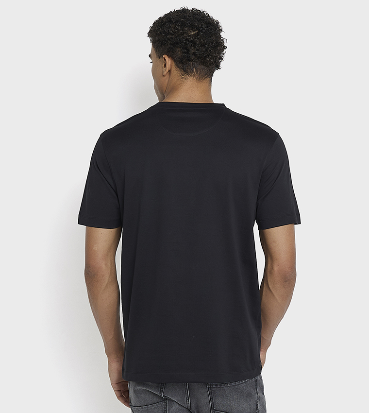 Printed Crew Neck Cotton T-Shirt