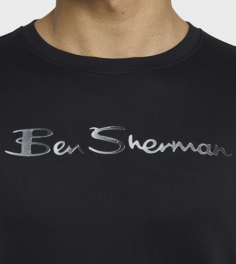 Printed Crew Neck Cotton T-Shirt