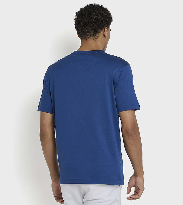 Printed Crew Neck Cotton T-Shirt