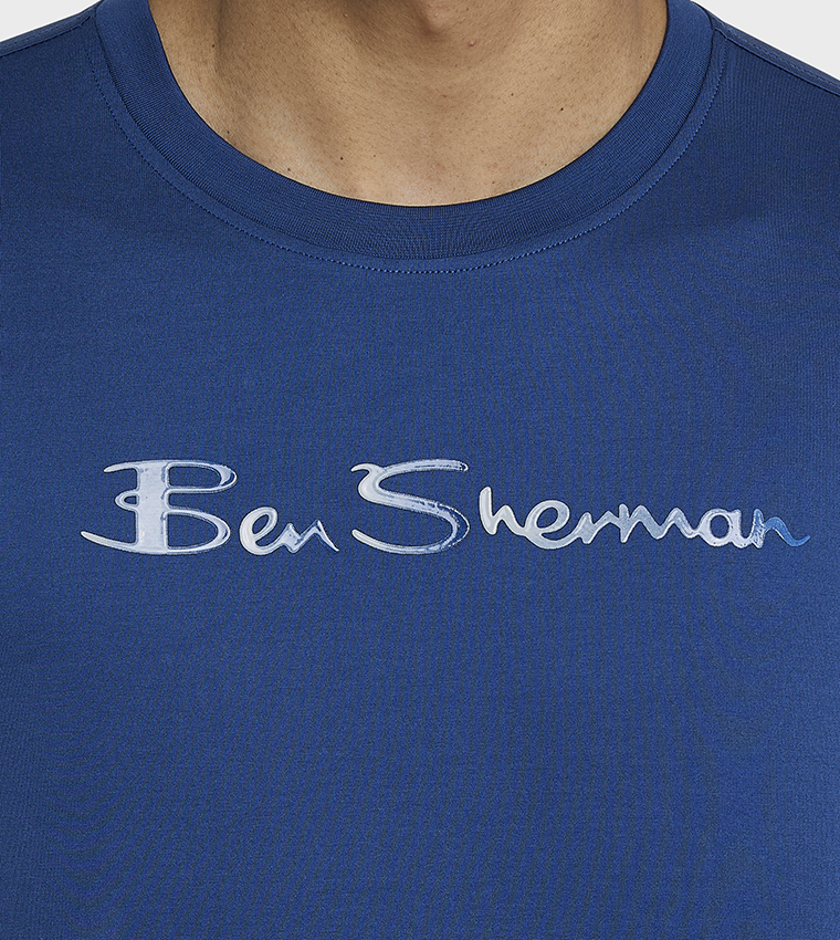 Printed Crew Neck Cotton T-Shirt