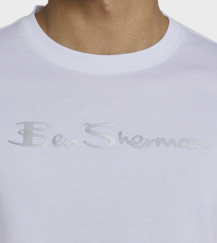 Printed Crew Neck Cotton T-Shirt