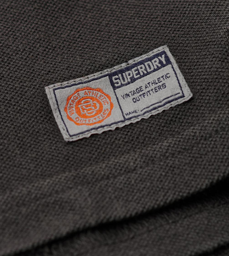 Vintage Athletic Applique Polo T-Shirt