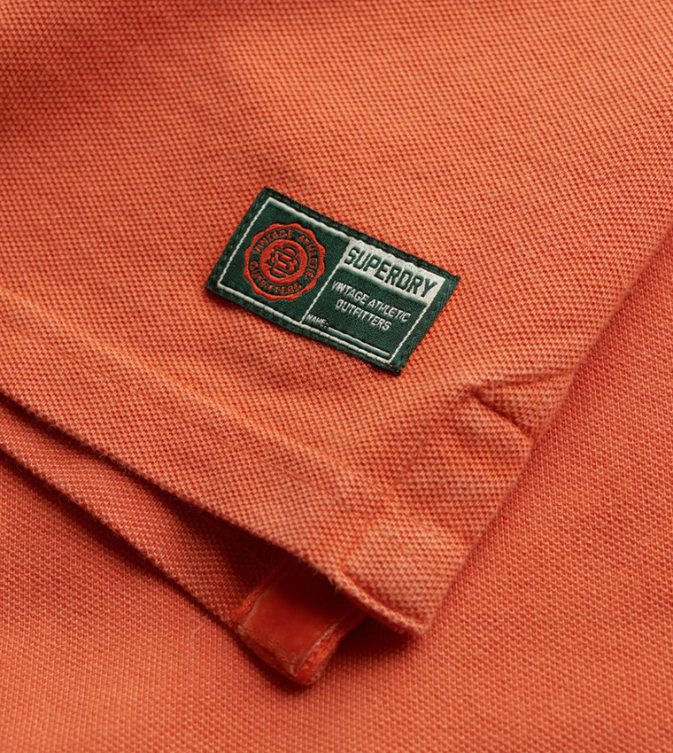 Vintage Athletic Applique Polo T-Shirt