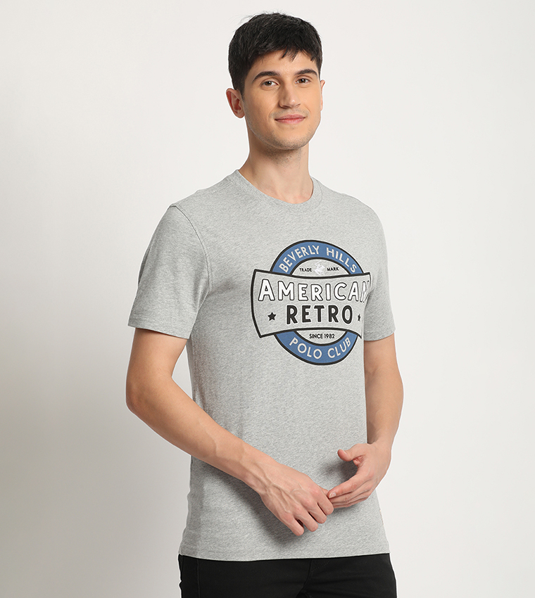 Printed Crew Neck T-Shirt