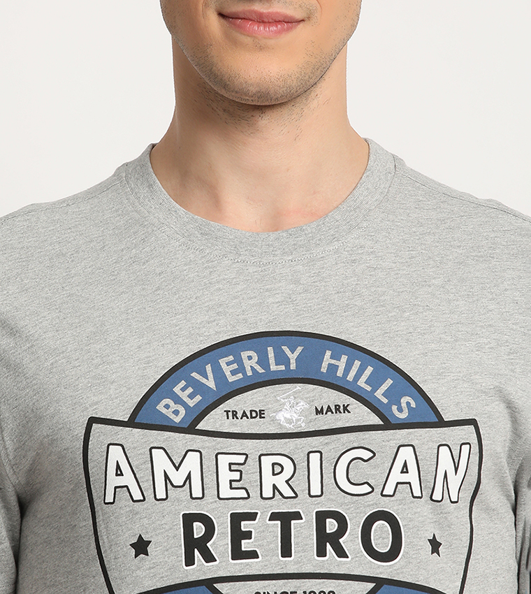 Printed Crew Neck T-Shirt