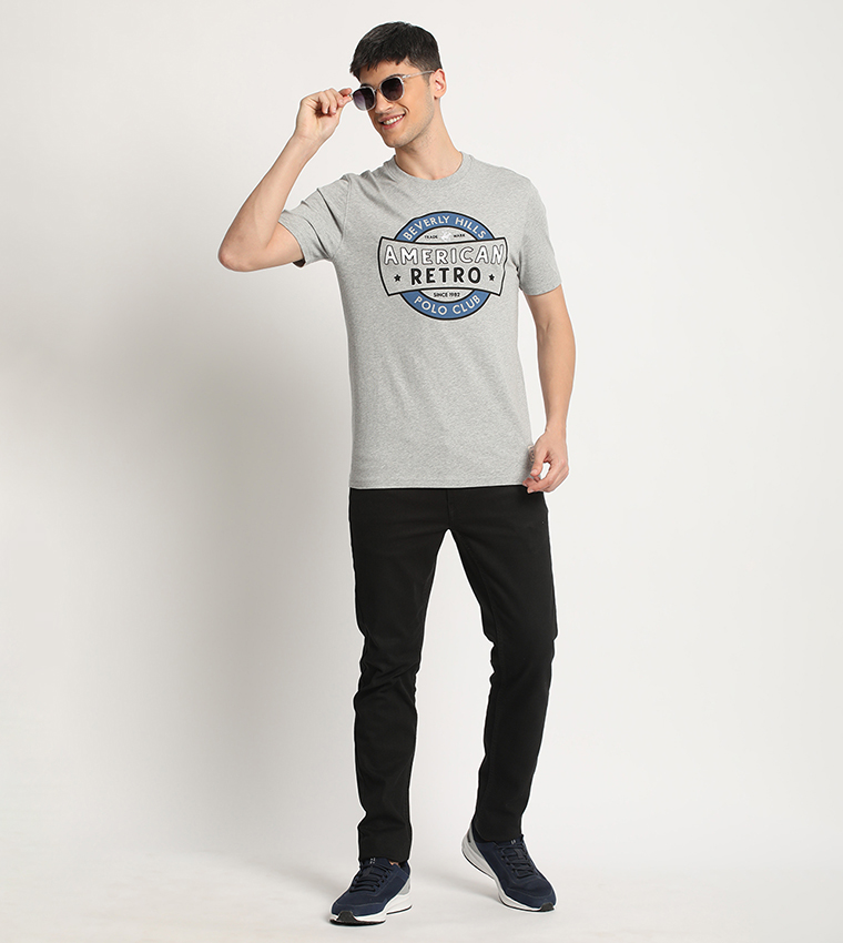 Printed Crew Neck T-Shirt