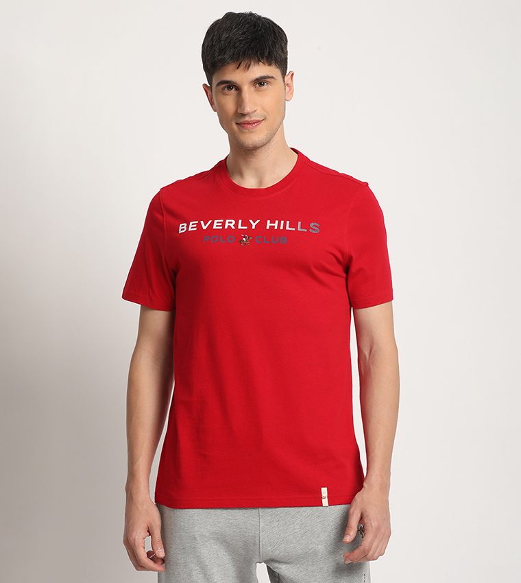 Logo Printed Crew Neck T-Shirt