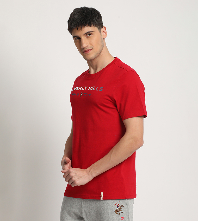Logo Printed Crew Neck T-Shirt