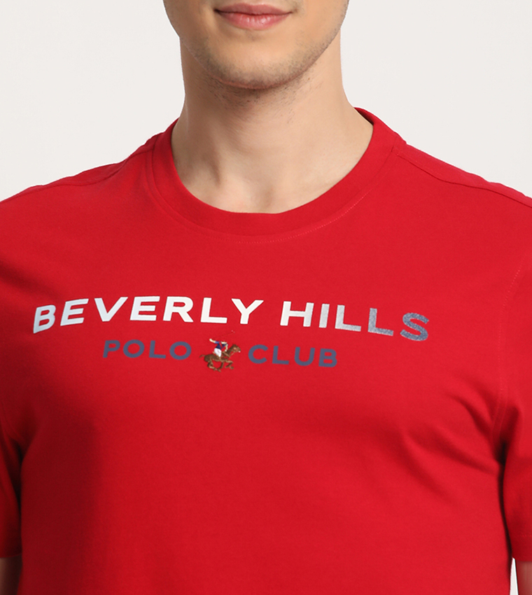 Logo Printed Crew Neck T-Shirt