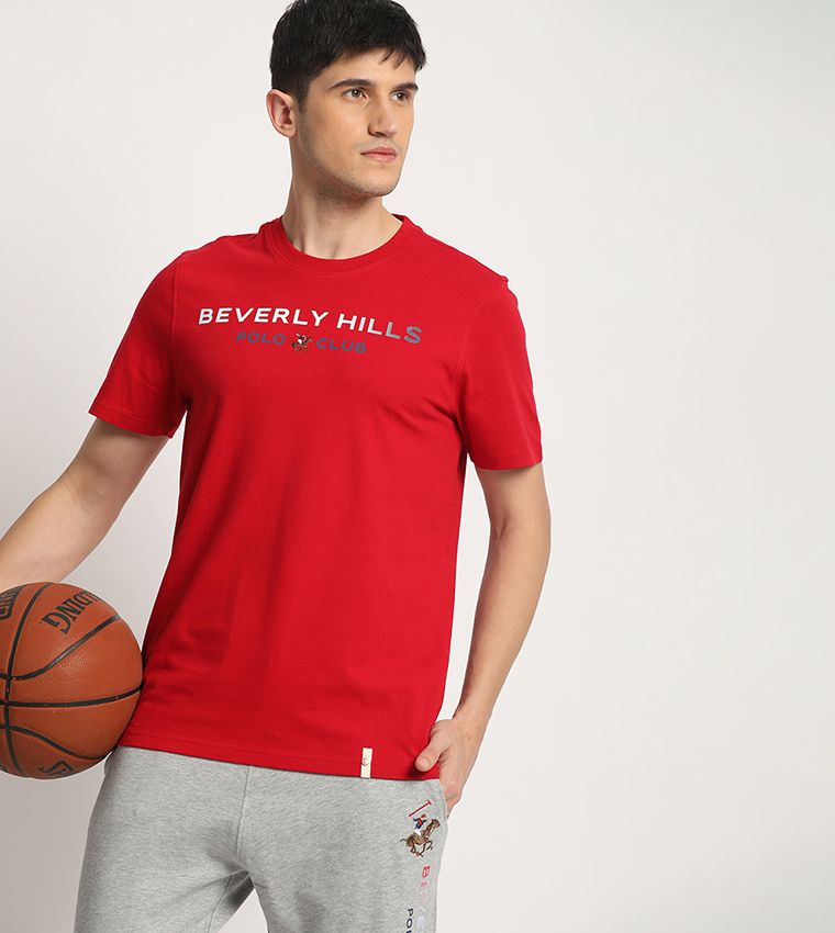 Logo Printed Crew Neck T-Shirt