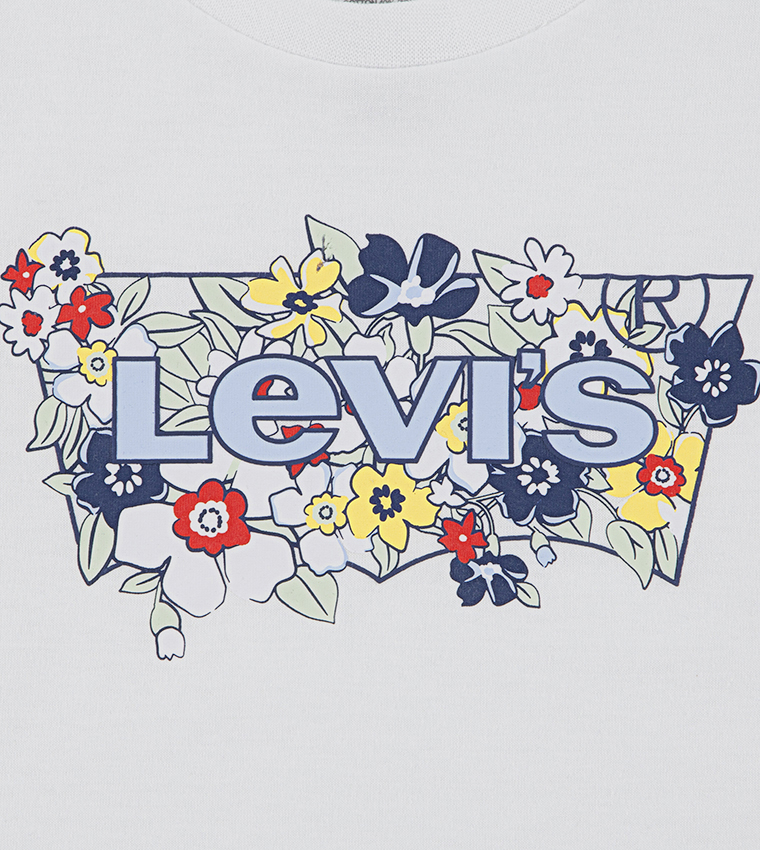 Batwing Logo Printed Crew Neck T-Shirt