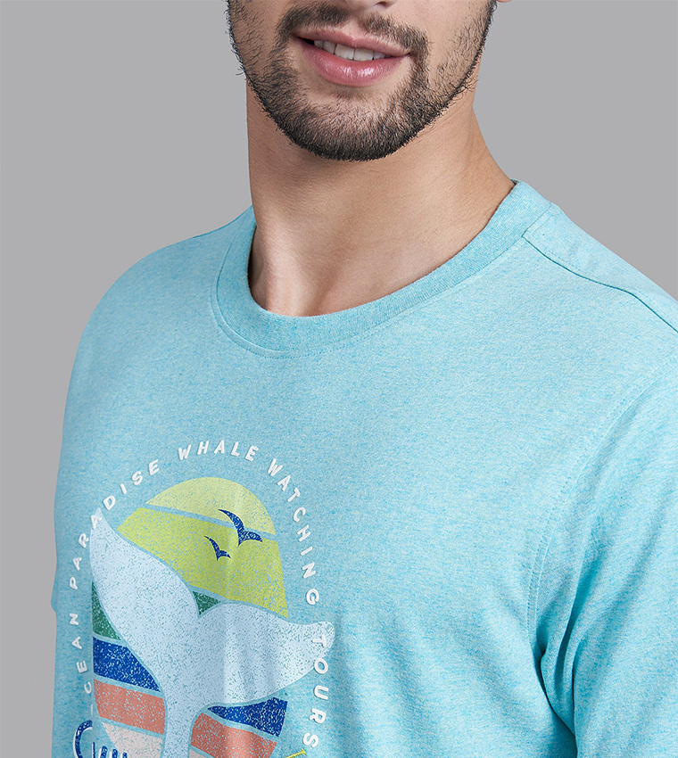 Whale Watching Printed T-Shirt
