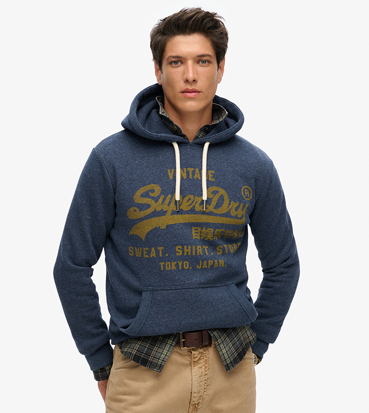 Superdry hoodie shirt hot sale