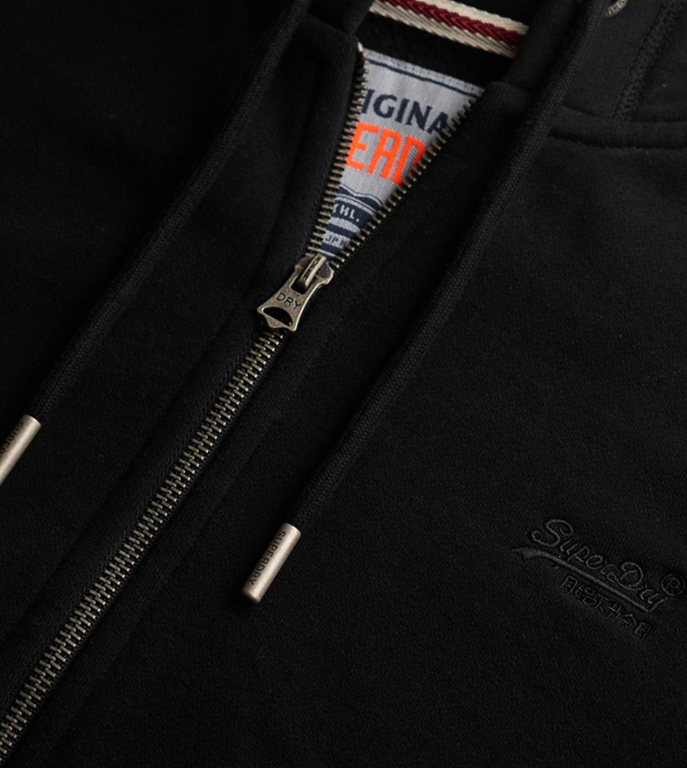 Embroidered Hooded Casual Jacket