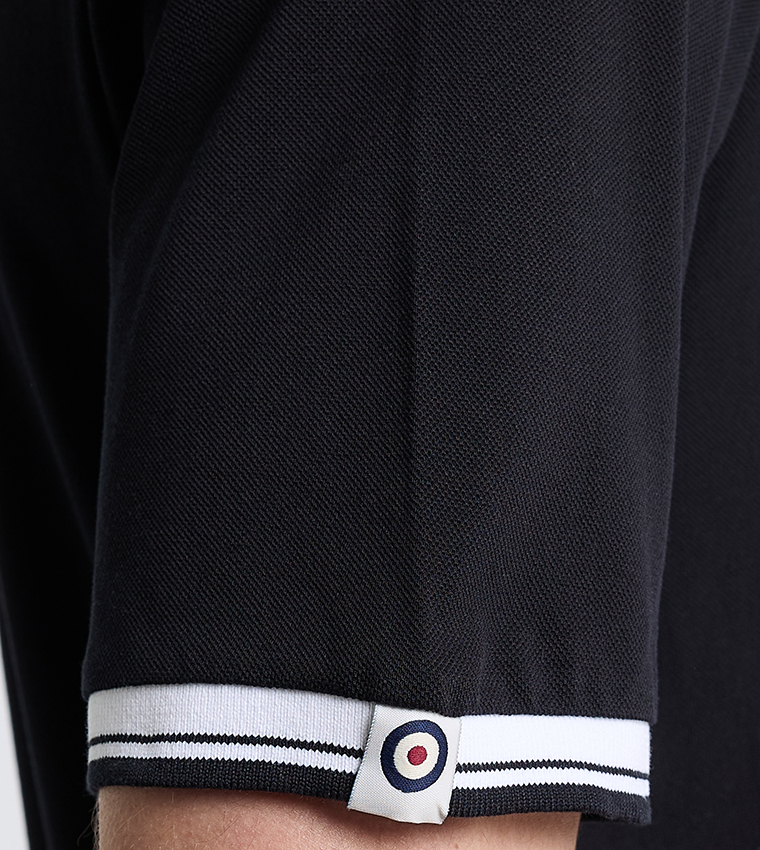 Color Block Short Sleeves Polo T-Shirt