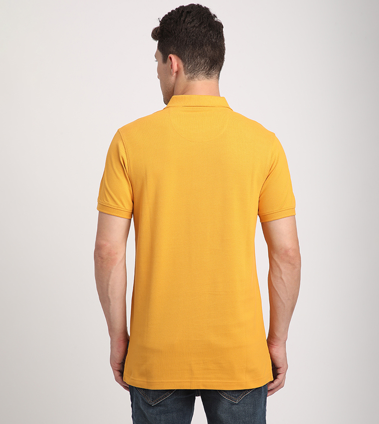 Logo Embroidered Short Sleeves Polo T-Shirt