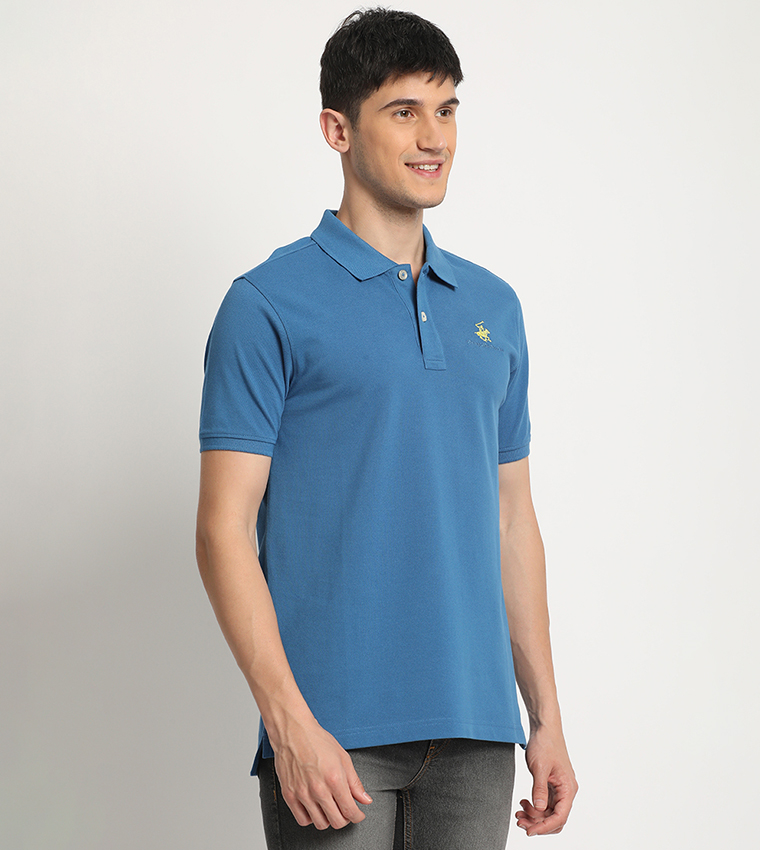 Logo Embroidered Polo T-Shirt