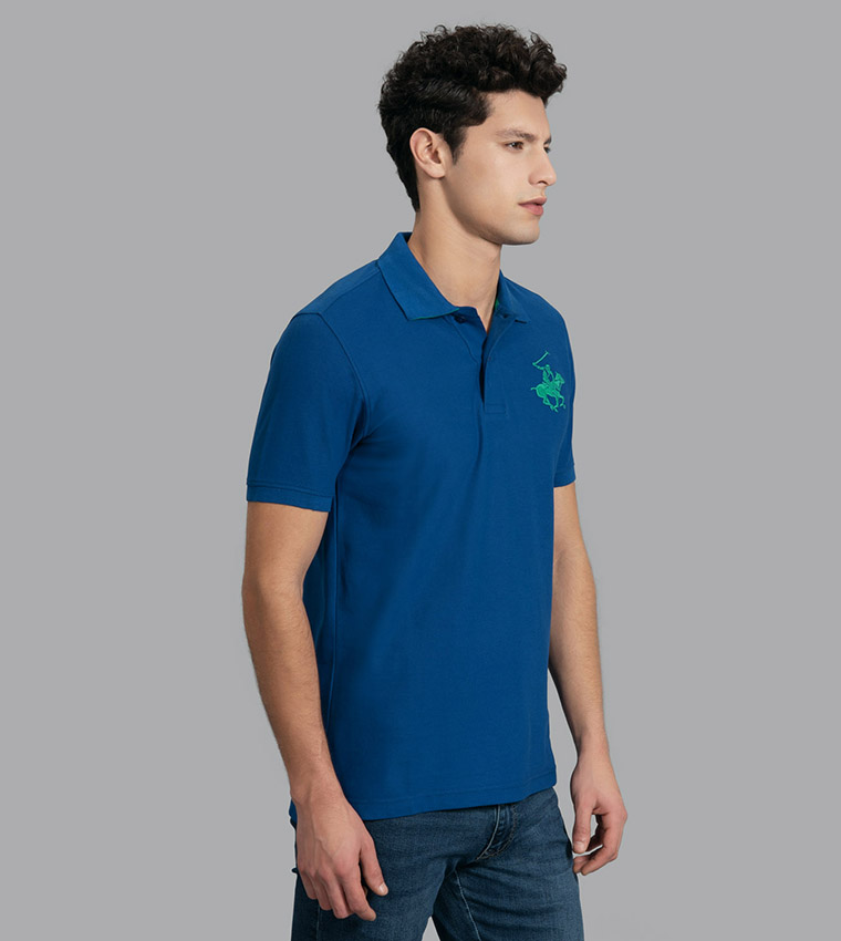 Logo Detail Short Sleeves Polo T-Shirt