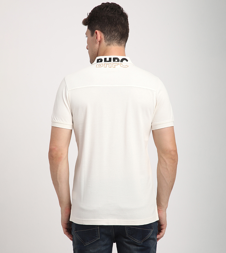 Logo Detail Short Sleeves Polo T-Shirt